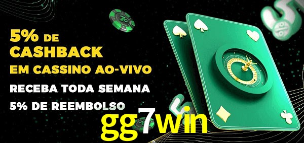 Promoções do cassino ao Vivo gg7win